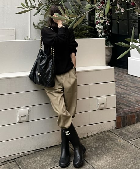 ok.soon×dickies  2tuck tapered chino pants
