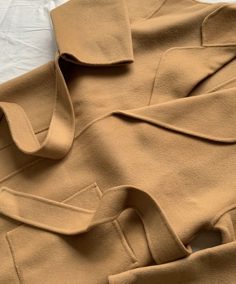 light melton coat(camel)