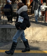 newサロペットblack  ok.soon オクスン newサロペットblack (レギュラー,ロングレングス) | ok.soon