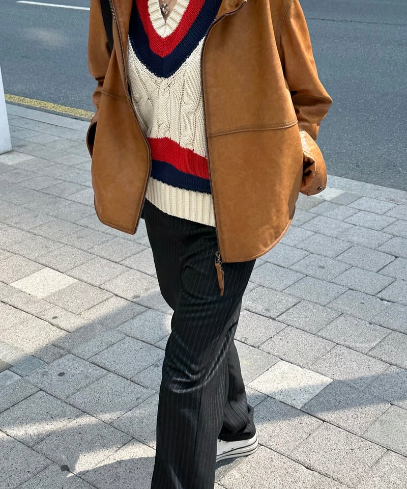 パンツ ok.soon pinstripe slacks 3 pinstripe slacks | ok.soon