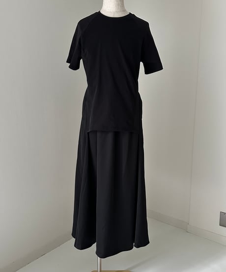 black maxi dress