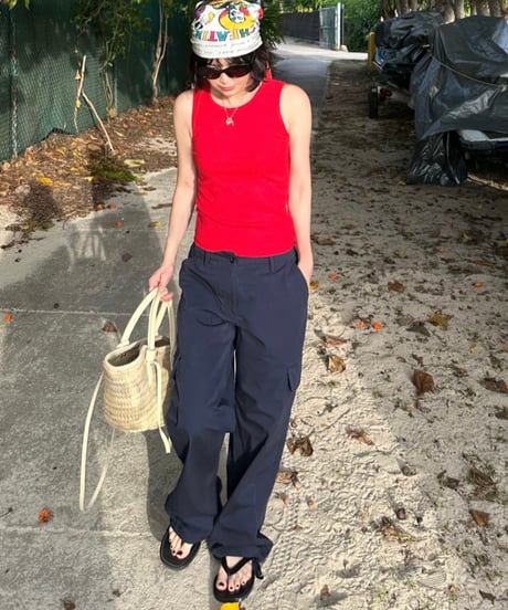 low rise cargo pants