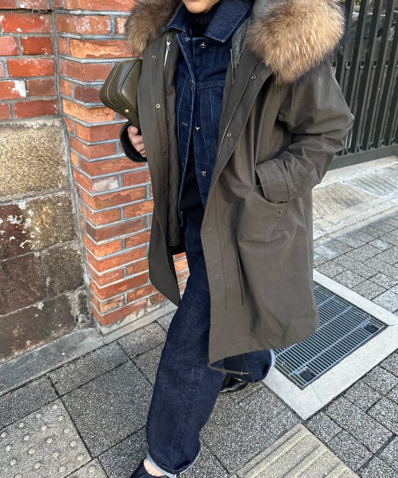 【ok.soon】モッズコート　M-51 fishtail parka　ブラック pre-order］M-51 fishtail parka | ok.soon