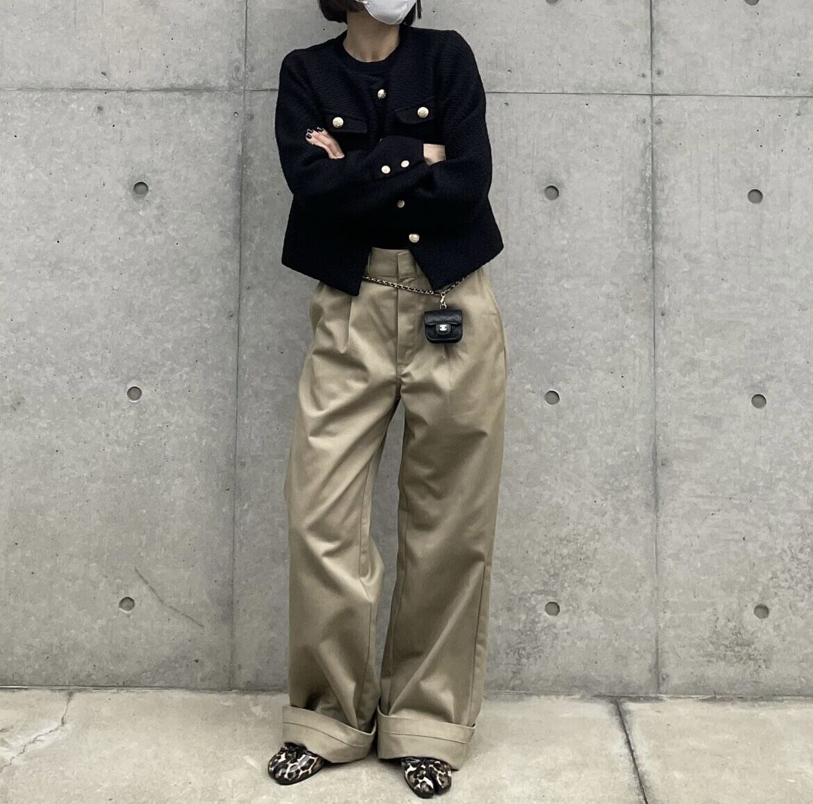 ok.soon×dickies wide chino pants(new beige) | o