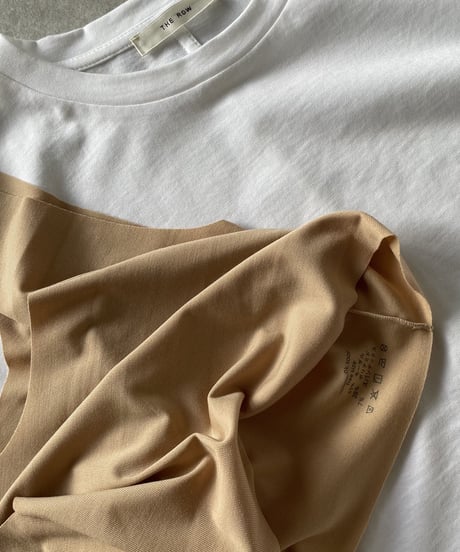 seamless croped tank top beige(2piece 1set)