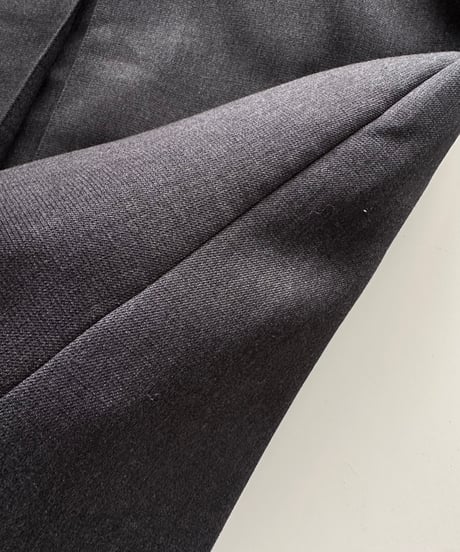 box pleats skirt gray
