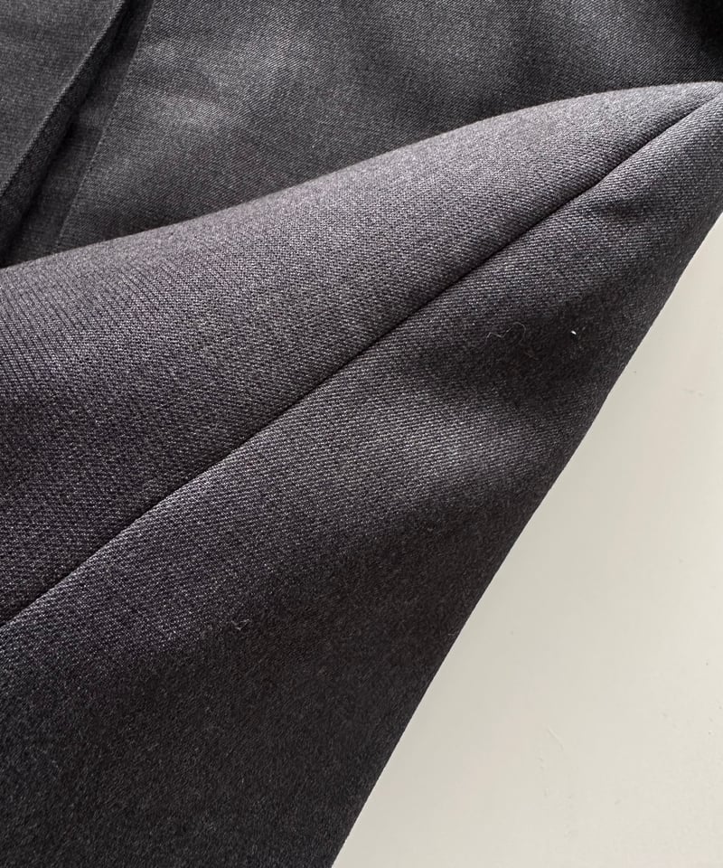 box pleats skirt gray | ok.soon