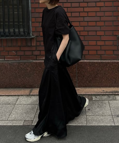 black maxi dress