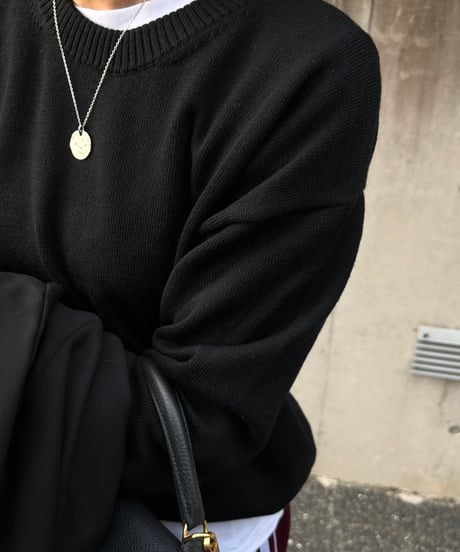 crew neck wool knit