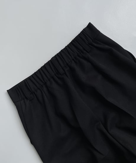 wool blend straight slacks