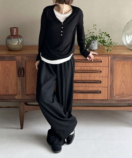banding pants(black/gray)