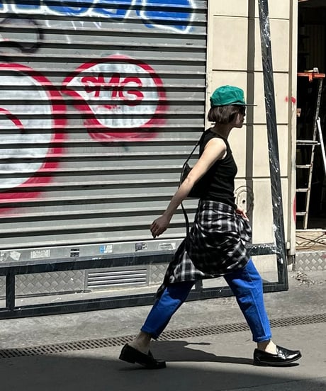 ok.soon×piccadilly OGC DENIM OVERDYE PANTS
