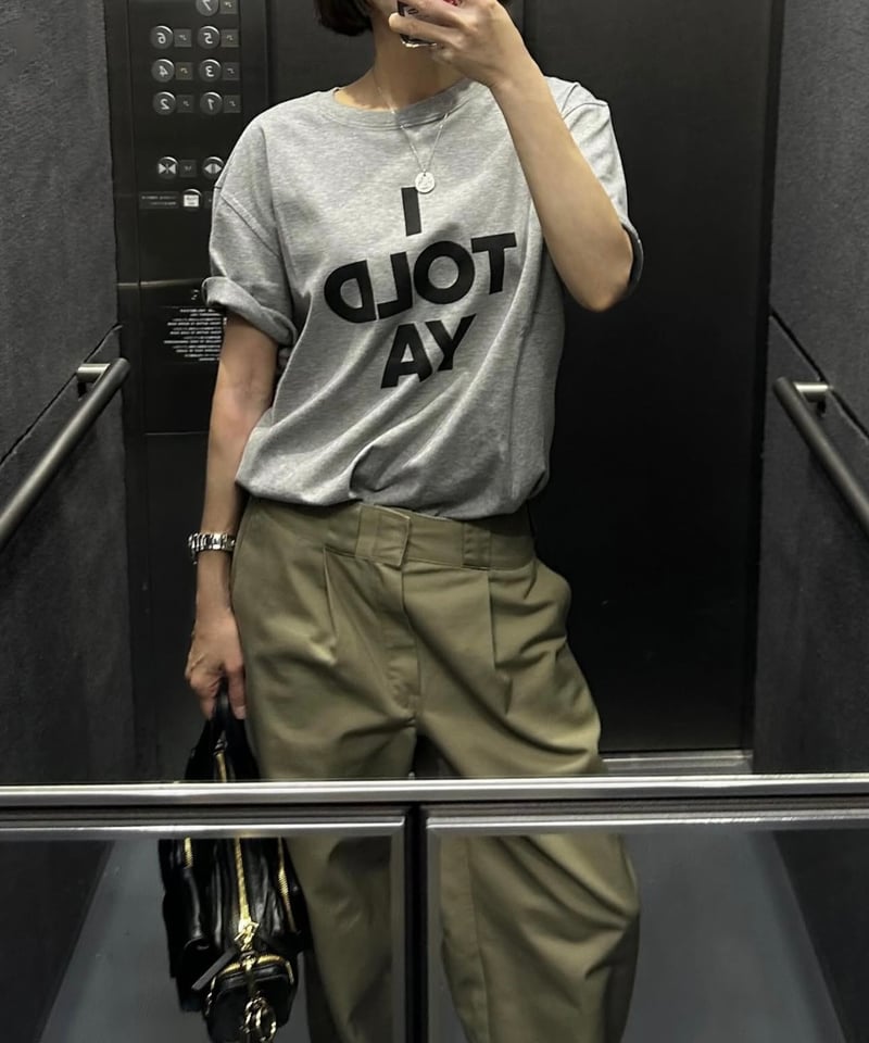 初期 ok.soon × dickies ワイドチノ オクスン ベージュ S ok.soon×dickies wide chino pants(new beige) | o