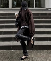 light soutien collar coat (brown)