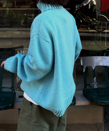pullover turtle knit
