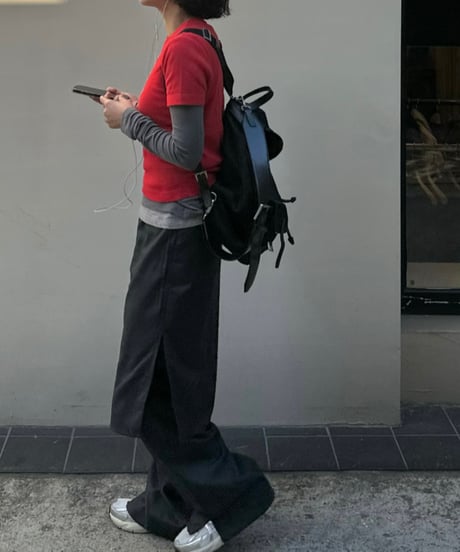 trousers with skirt