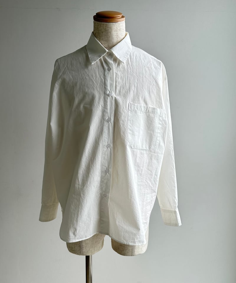 pre-order］over size shirt white | ok.soon