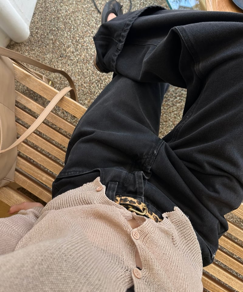 ok.soon 完売 新品未開封　レオパードレザーベルト 本革 pre-order］leopard leather belt | ok.soon