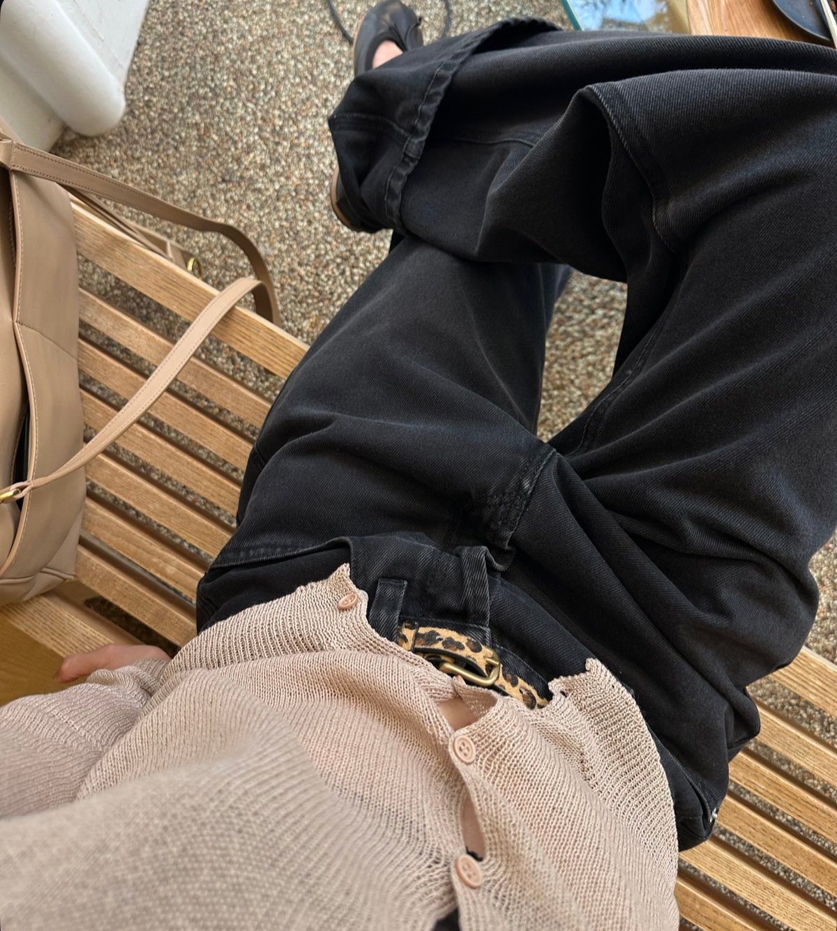 ok.soon 完売 新品未開封　レオパードレザーベルト 本革 pre-order］leopard leather belt | ok.soon