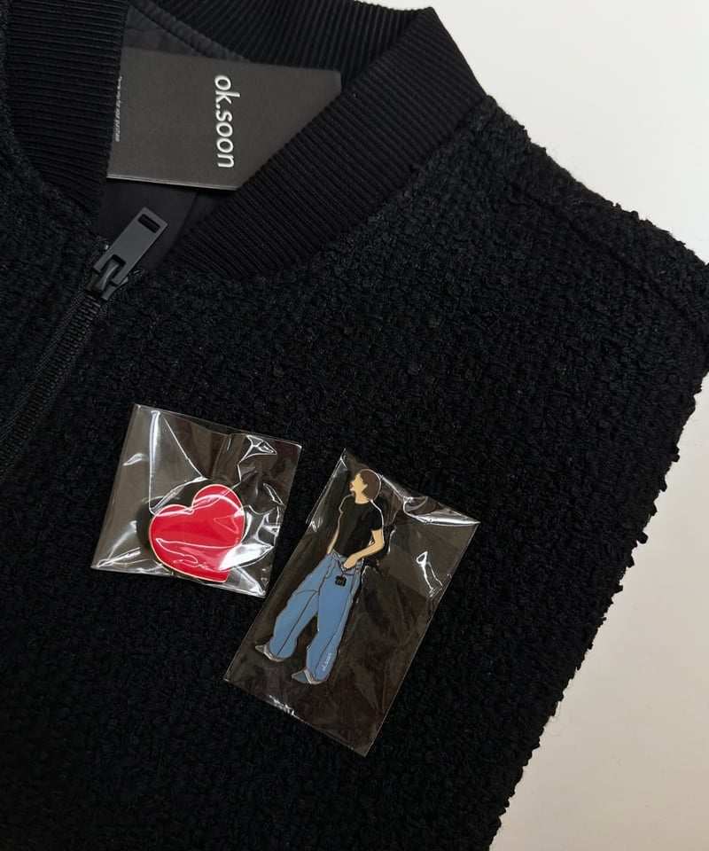 tweed blouson | ok.soon tweed blouson | ok.soon