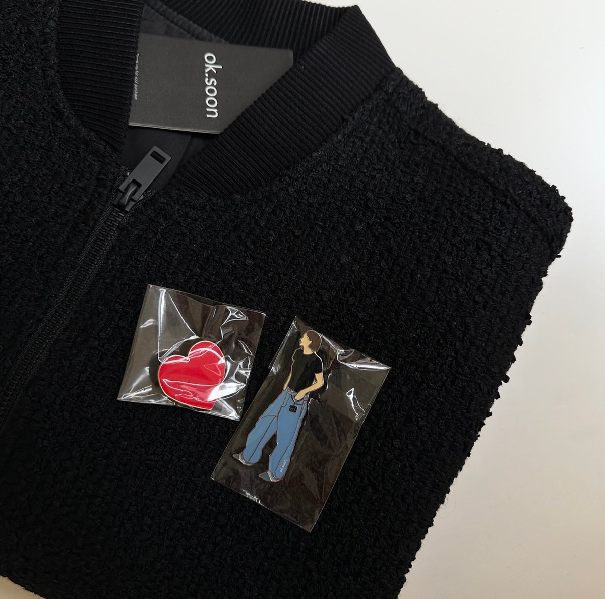 tweed blouson | ok.soon tweed blouson | ok.soon