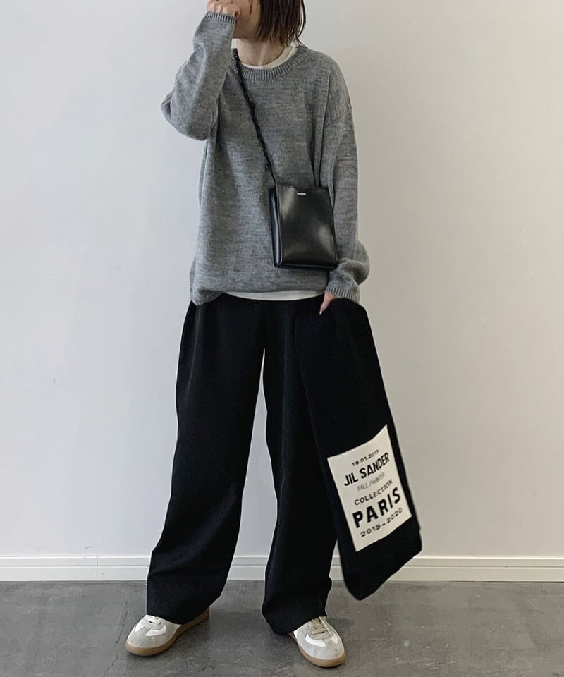 ok.soon オーバーサイズクルーネックニット over size crew neck knit | ok.soon