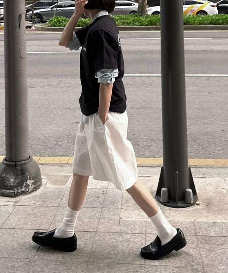 cotton midi wide leg pants