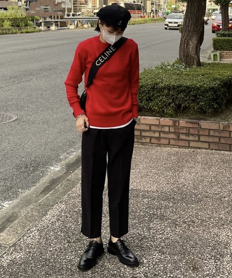 cotton sweater (red)