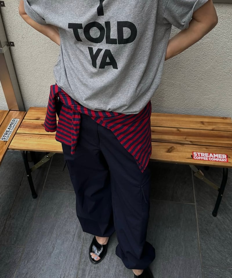 新品　ok.soon low rise cargo pants ネイビー3 low rise cargo pants | ok.soon