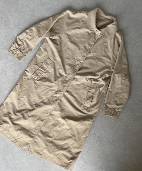 ［full liner］light soutien collar coat (black/beige)