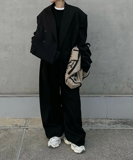 flannel wide slacks