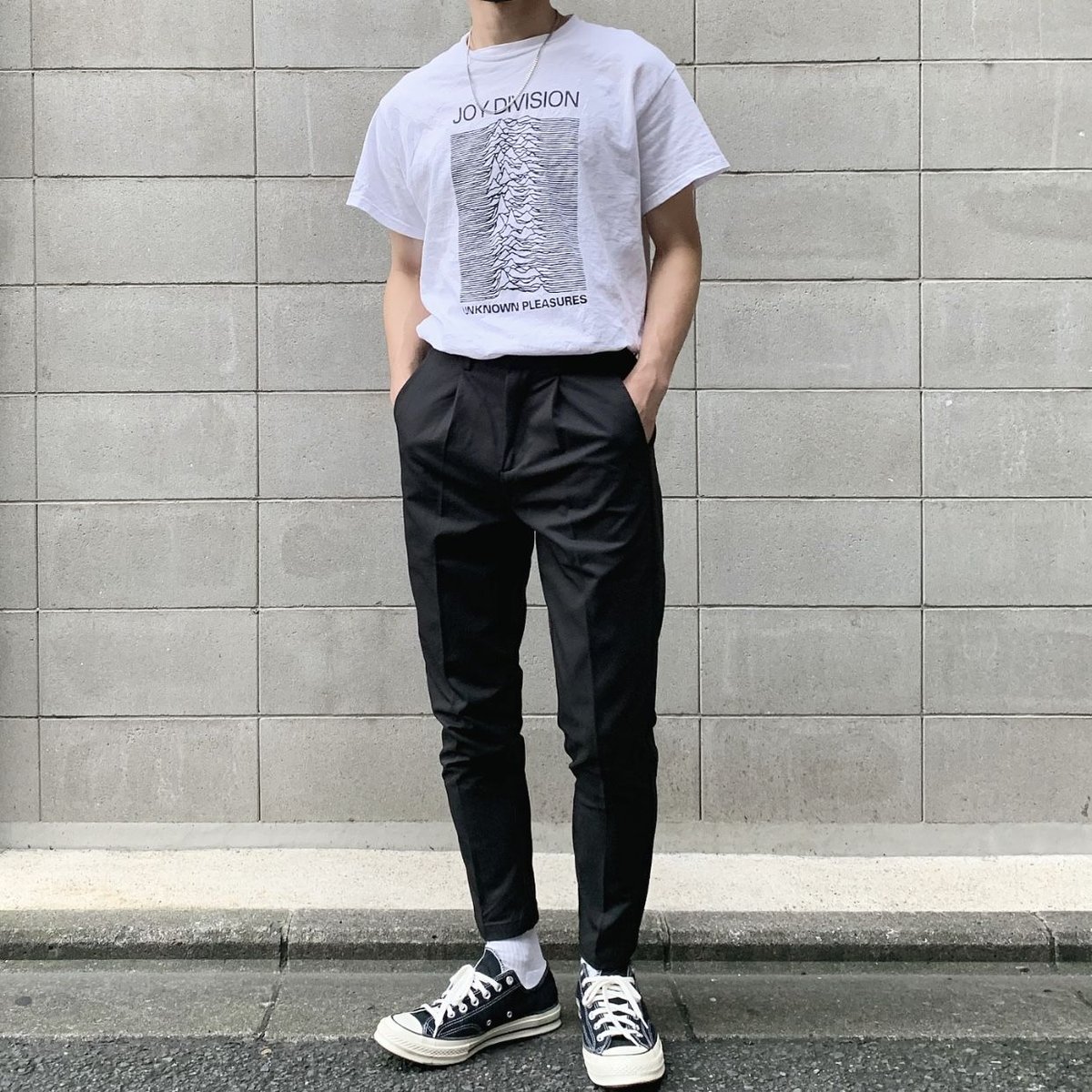 men'sテーパードスラックス black | ok.soon men'sテーパードスラックス black | ok.soon