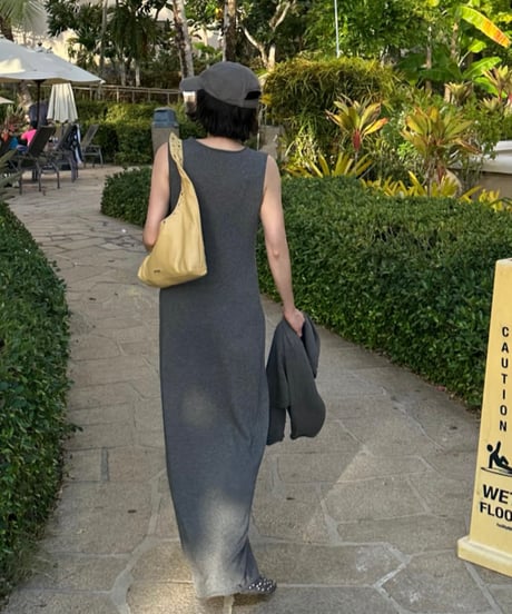 relax series linen blend maxi dress