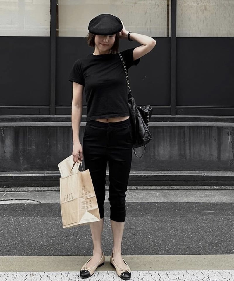 capri pants black | ok.soon