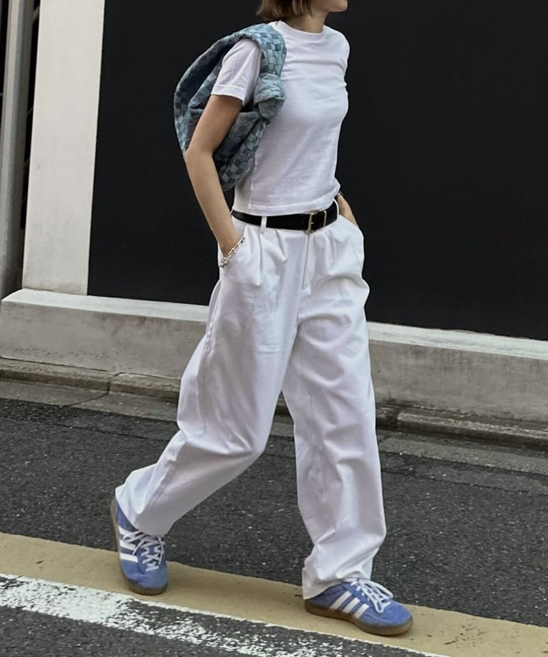 cotton white pants | ok.soon