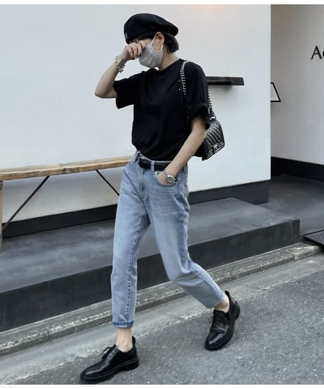 over size t-shirt (white/black)