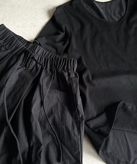 day half sleeve t&day nylon wide pants