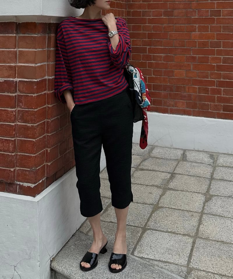 ok.soonオクスン | monotone tweed capri pants monotone tweed capri pants | ok.soon