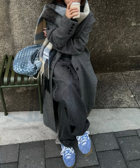 herringbone wool coat