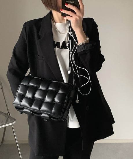 black set up suit