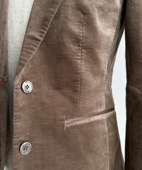 ok.soon×piccadilly velours jacket(brown)