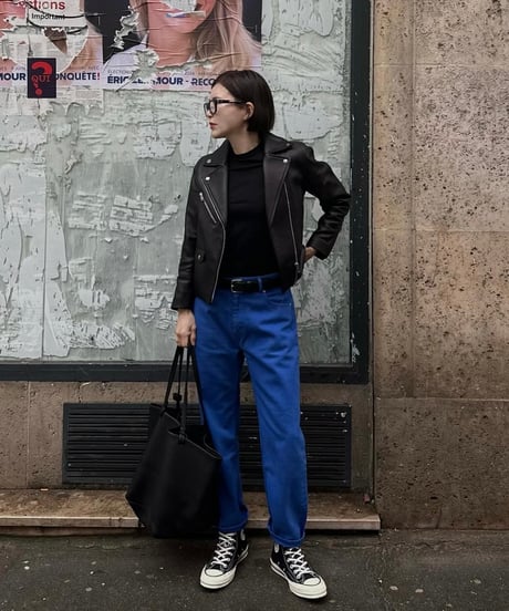 ok.soon×piccadilly OGC DENIM OVERDYE PANTS