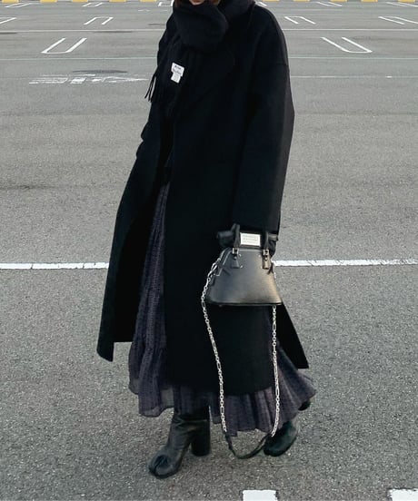 シフォンティアードロングスカート