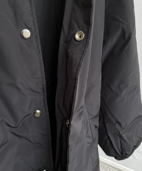 oversize coach jacket black