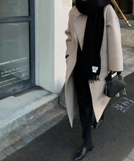 light melton coat(camel)
