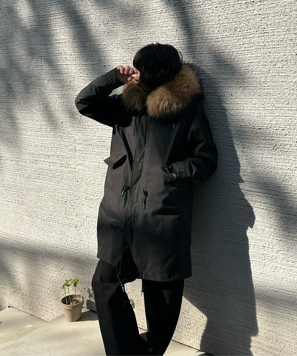 【ok.soon】モッズコート　M-51 fishtail parka　ブラック M-51 fishtail parka | ok.soon