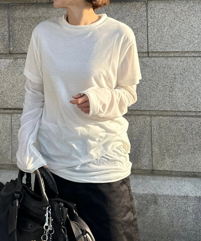 layered pairs t shirt | ok.soon