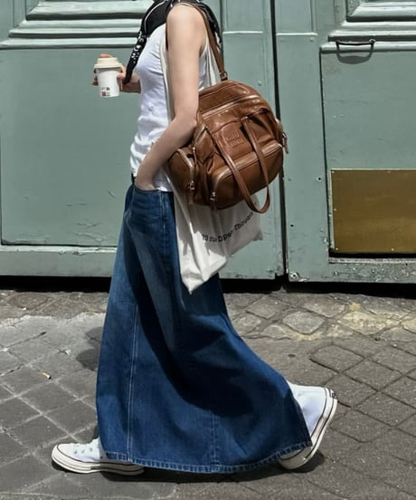 ok.soon×piccadilly OGC DENIM MAXI SKIRT
