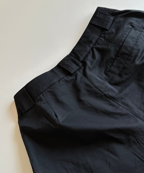 cotton nylon wide pants