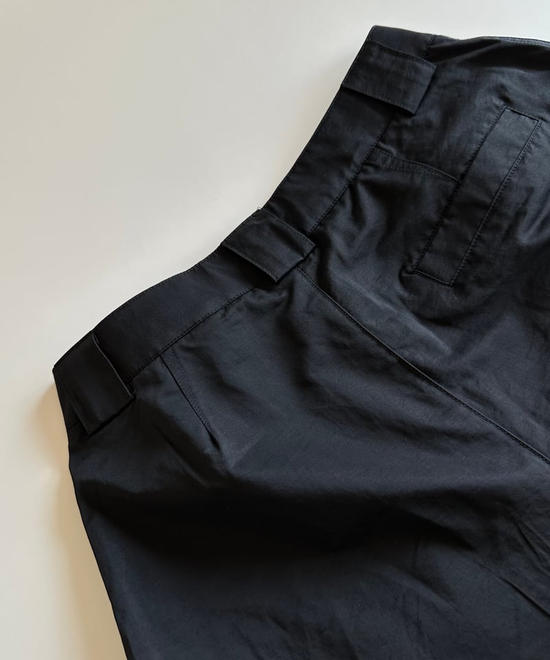 cotton nylon wide pants | ok.soon